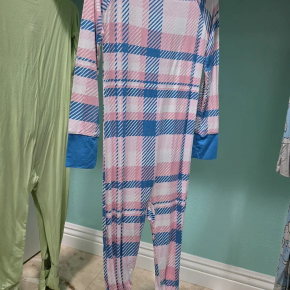 Little Sleepies Green and Blue Pajama Sets Soft and Cozy - Picture 5 of 16